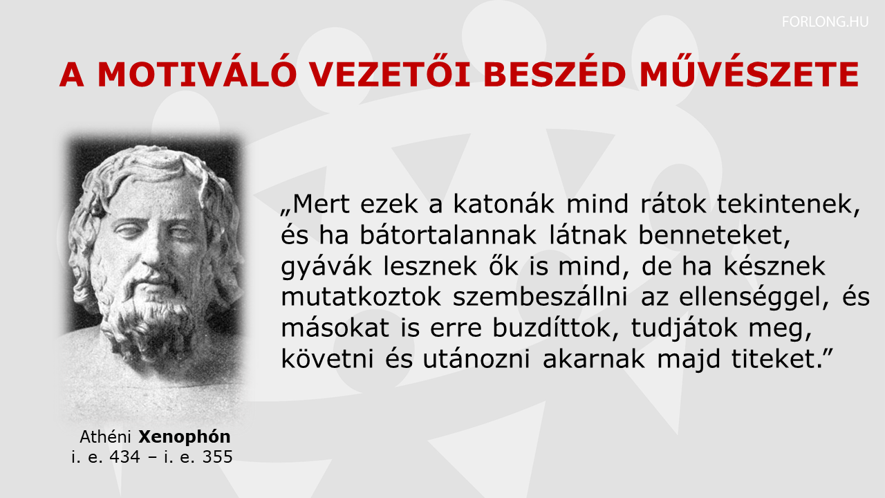 A motiváló vezetői beszéd művészete - a hallgatóság megszólítása