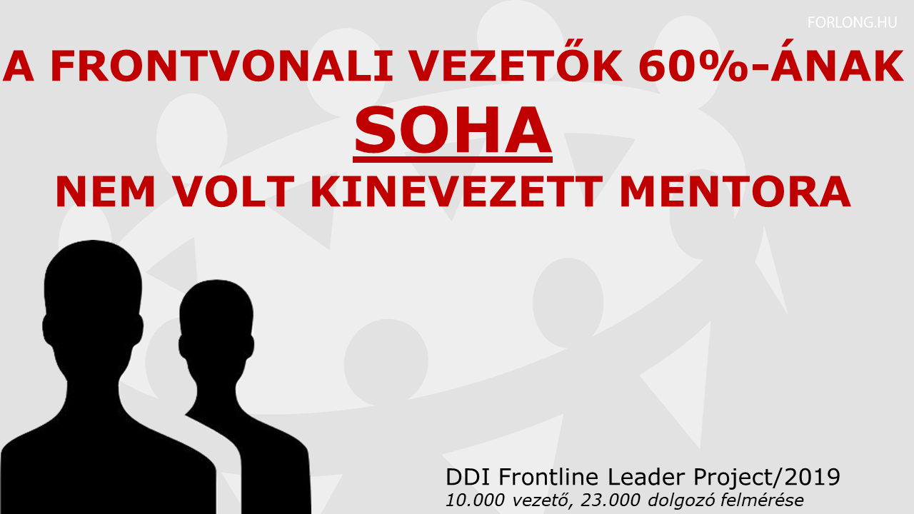 Kutatás a frontvonali vezetőkről - 60%-ának nincs mentora