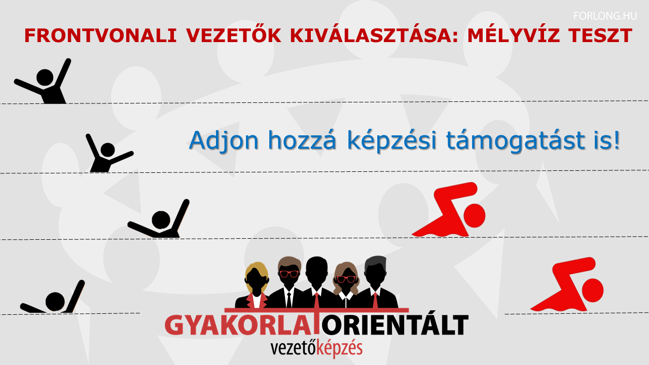 Kutatás a frontvonali vezetőkről - mélyvíz tesz - gyakorlatorientált vezetőképzés