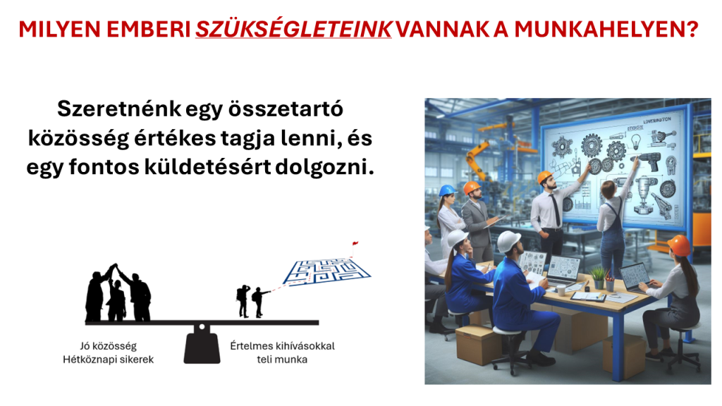 Megélni a vezetői munka örömeit és nehézségeit - vezetőképzés - milyen szükségleteink vannak egy munkahelyen
