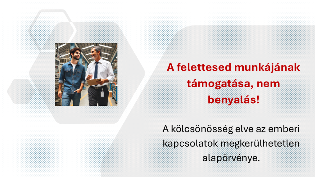 Hogyan tekintesz főnöködre - támogató - vezetőképzés - középvezető képzés - művezetőképzés